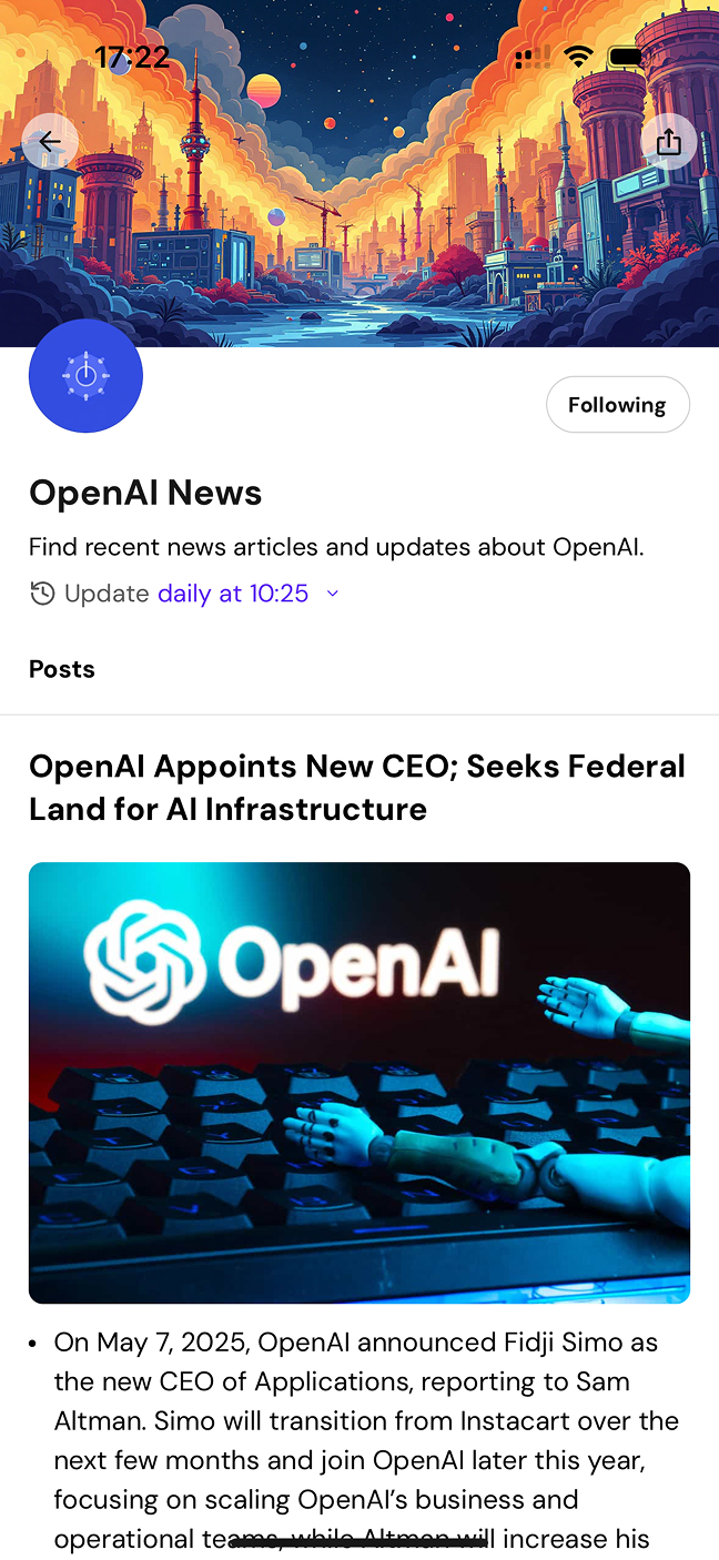 Create custom topics unique to you
